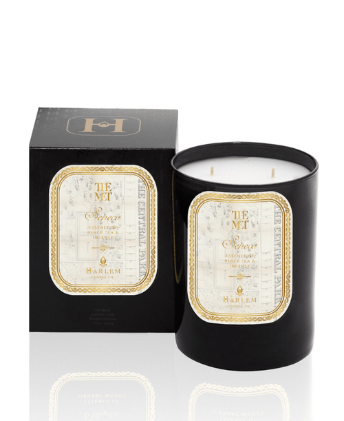 HCC x The Met Seneca Luxury Candle | Black Tea, Incense Scented Candles ...